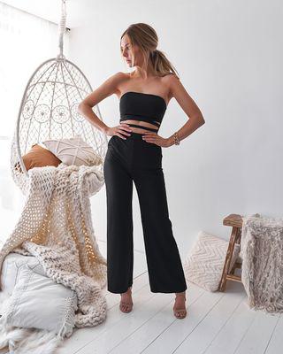 Strapless clearance pant jumpsuit