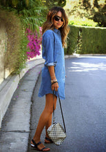 Denim Shirt Dress