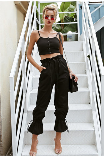 Black Fashion Pants