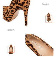 Leopard Print High Heel Pumps