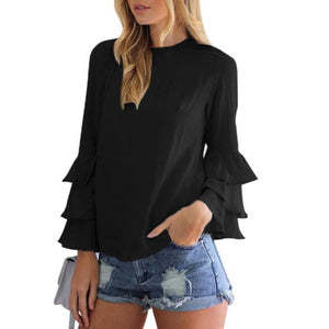 Stunning Ruffle Sleeve Shirt/Blouse